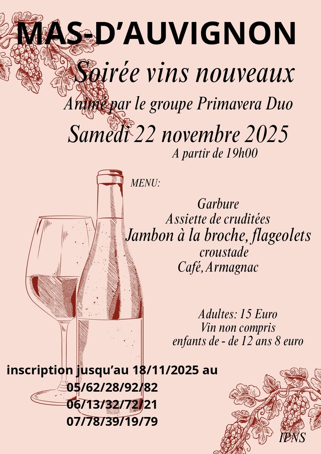 Soirée vins nouveaux_Mas-d'Auvignon