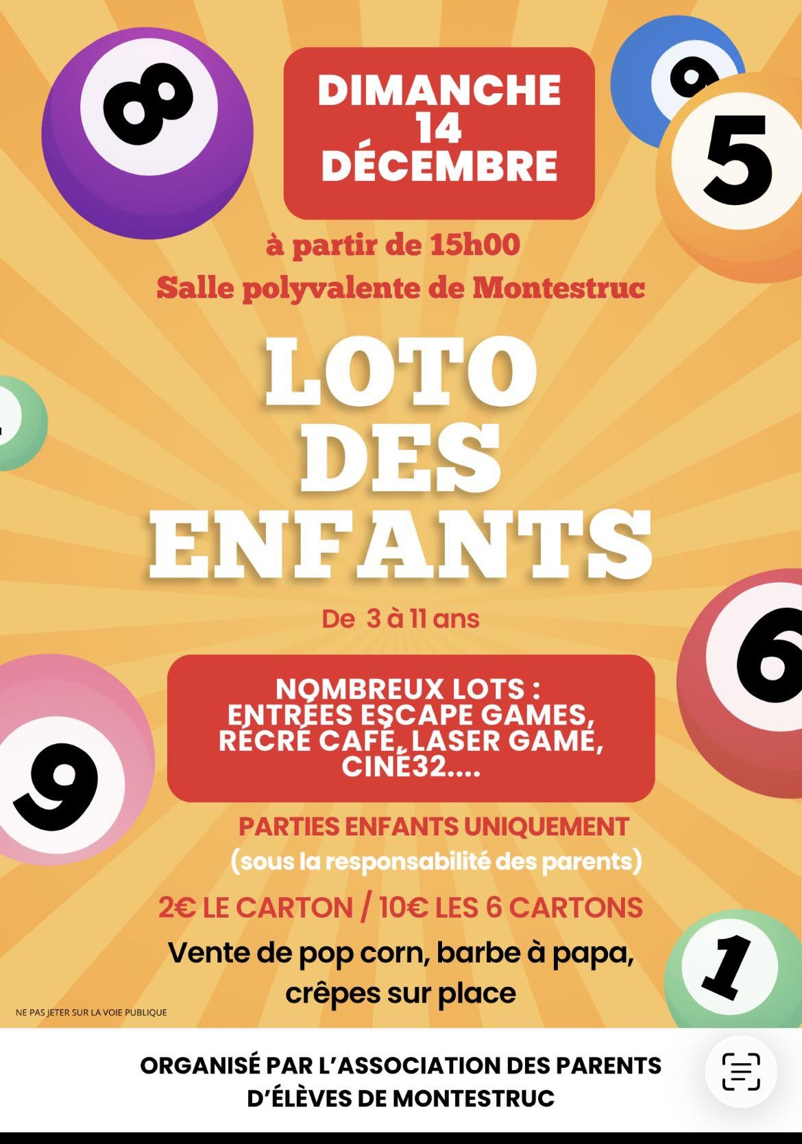 Loto des enfants_Montestruc-sur-Gers