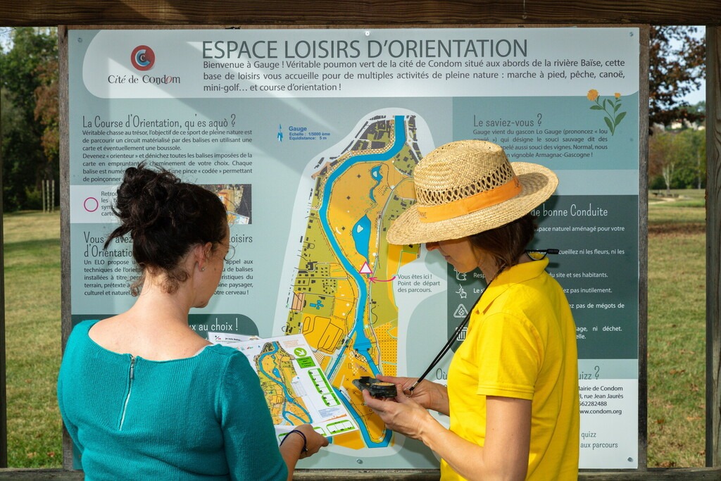 Top départ des parcours d'orientation