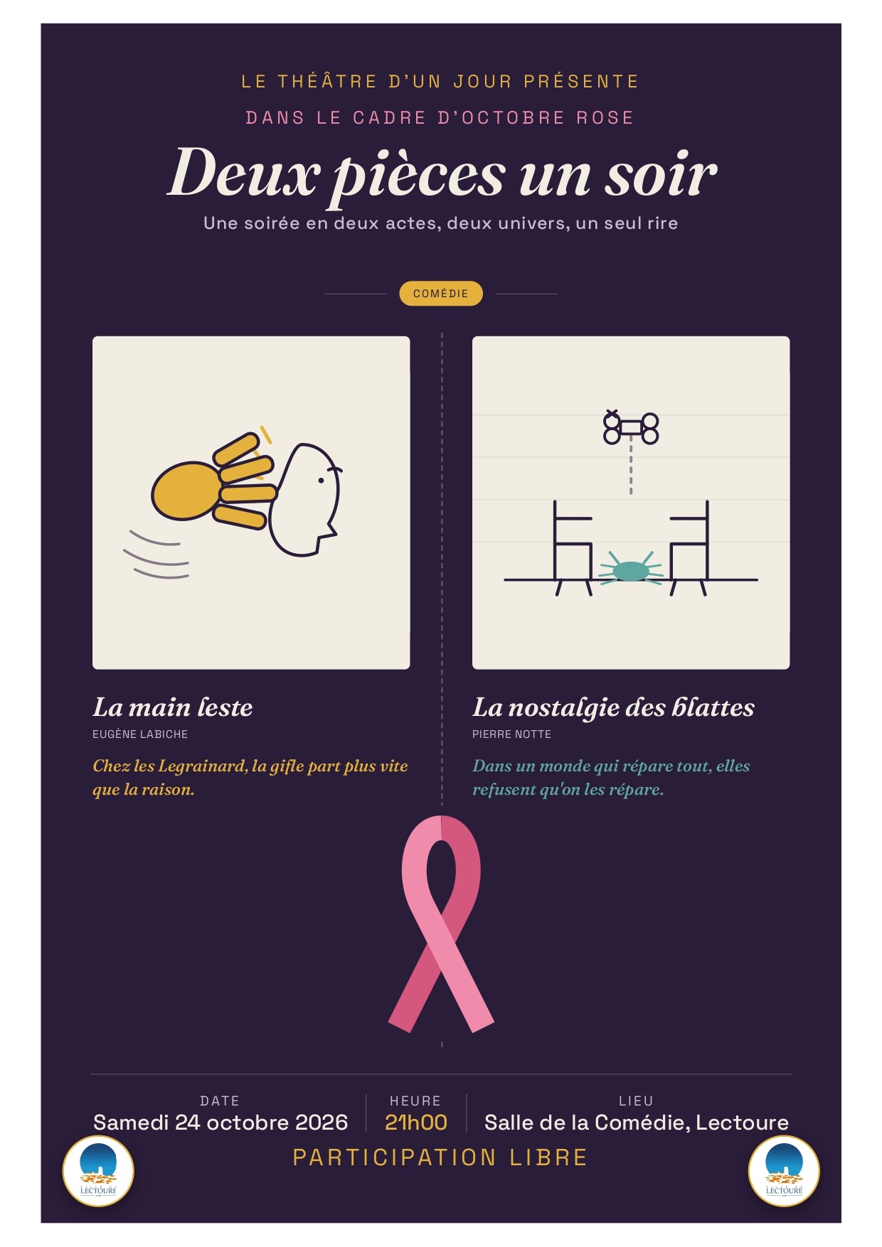 Deux pièces un soir_Lectoure