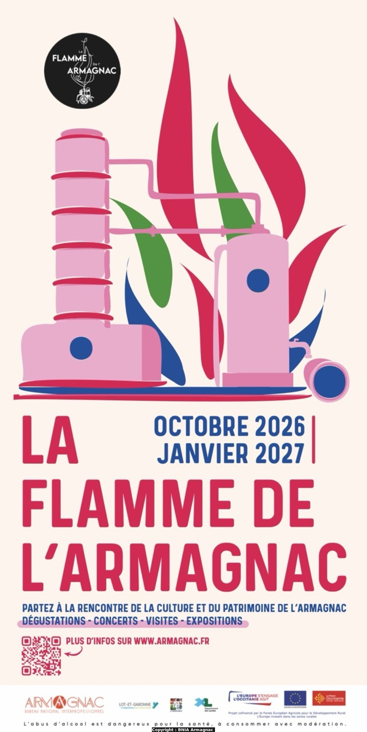 Flamme de l'Armagnac au Domaine de Polignac_Gondrin