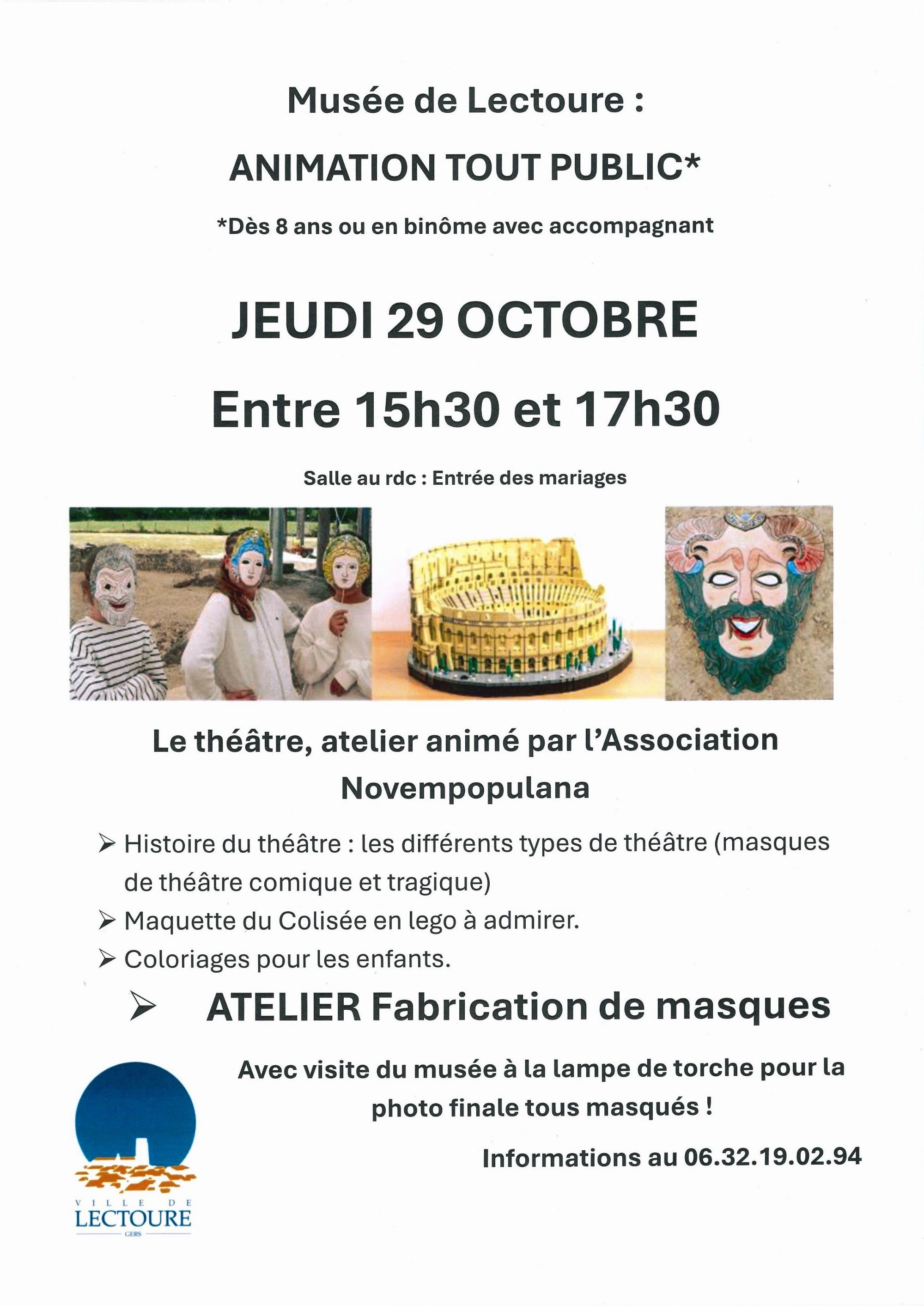 Atelier fabrication de masques_Lectoure
