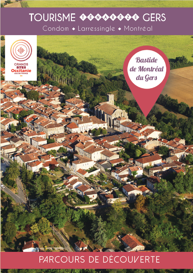 parcours découverte de la bastide de Montréal du Gers Plus Beaux villages de France dans le Gers